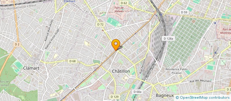 localisation de l'entreprise MONSIEUR OLIVIER MOHEIR à CHATILLON