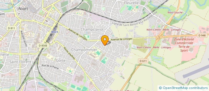 localisation de l'entreprise MONSIEUR OLIVIER MOINARD  NIORT