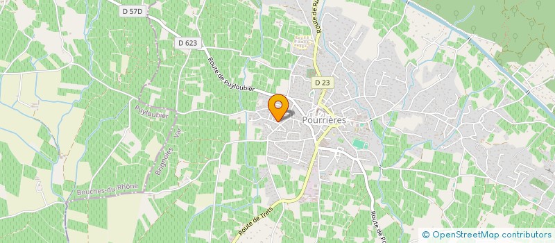 localisation de l'entreprise MONSIEUR OLIVIER MOLINAS  POURRIERES