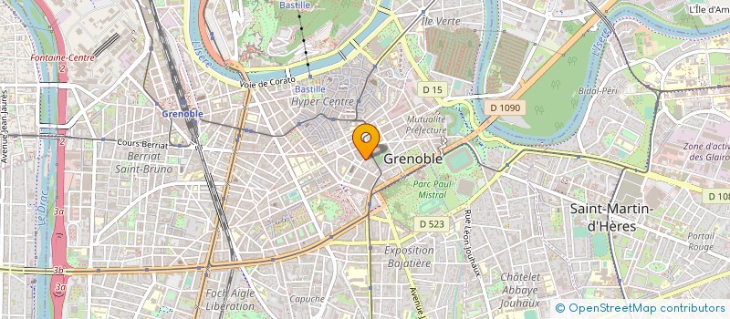 localisation de l'entreprise MONSIEUR OLIVIER MONANGE à GRENOBLE