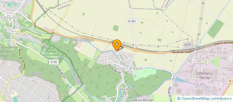 localisation de l'entreprise MONSIEUR OLIVIER MONDESIR  VILLIERS-LE-BACLE