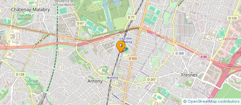 localisation de l'entreprise MONSIEUR OLIVIER MONDON à ANTONY