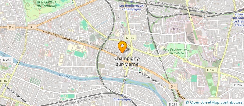 localisation de l'entreprise MONSIEUR OLIVIER MONFORT à CHAMPIGNY-SUR-MARNE