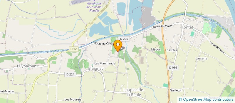 localisation de l'entreprise MONSIEUR OLIVIER MONGET  BLAIGNAC