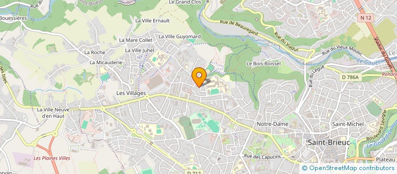 localisation de l'entreprise MONSIEUR OLIVIER MONKAM NGATCHA à SAINT-BRIEUC