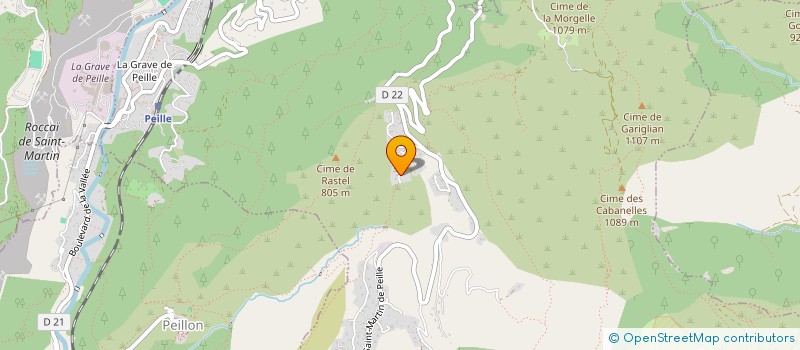 localisation de l'entreprise MONSIEUR OLIVIER MONNERIE  PEILLE