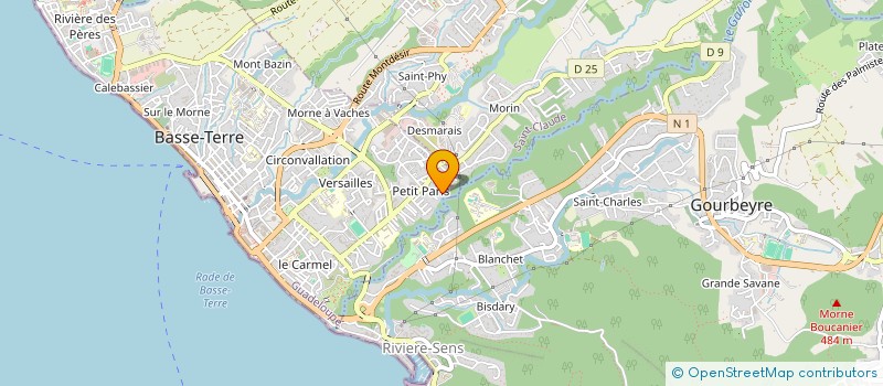 localisation de l'entreprise MONSIEUR OLIVIER MONORAL  BASSE-TERRE