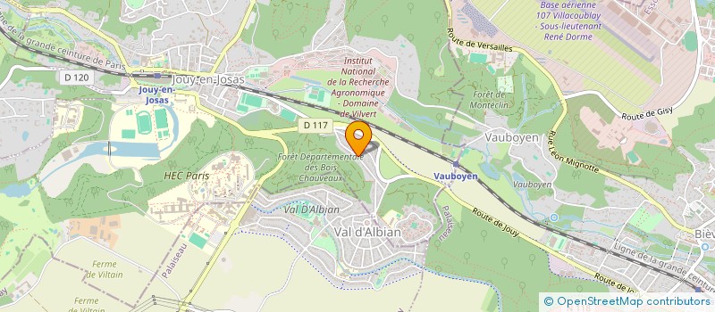 localisation de l'entreprise MONSIEUR OLIVIER MONPERT  JOUY-EN-JOSAS