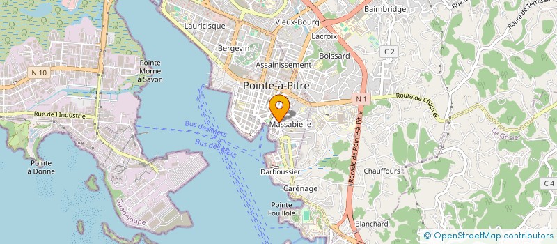 localisation de l'entreprise MONSIEUR OLIVIER MONSONIS  LES ABYMES