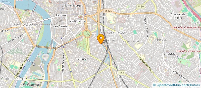 localisation de l'entreprise MONSIEUR OLIVIER MONTEGUT  TOULOUSE