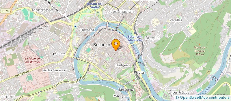 localisation de l'entreprise MONSIEUR OLIVIER MONTESSE à BESANCON