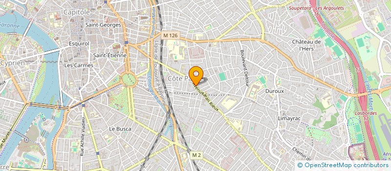 localisation de l'entreprise MONSIEUR OLIVIER MONTLAUR  TOULOUSE