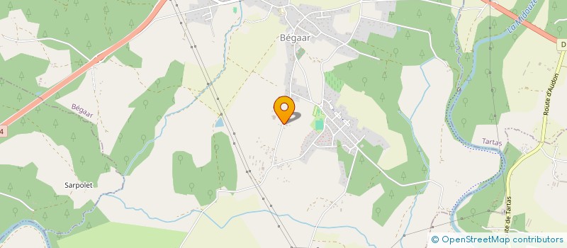 localisation de l'entreprise MONSIEUR OLIVIER MORA  BEGAAR