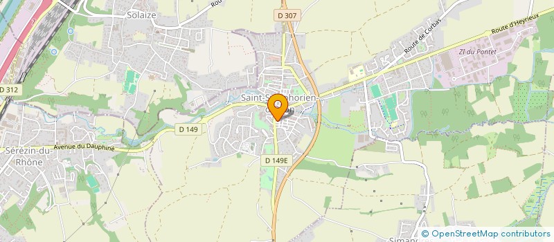 localisation de l'entreprise MONSIEUR OLIVIER MORAGUES  SAINT-SYMPHORIEN-D'OZON