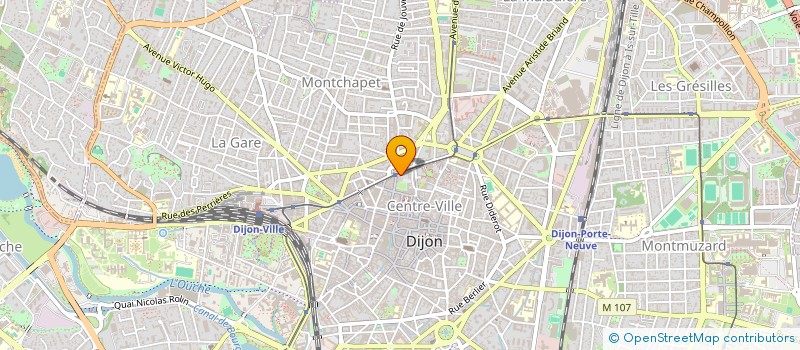 localisation de l'entreprise MONSIEUR OLIVIER MOREAU  DIJON