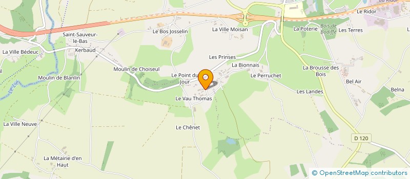 localisation de l'entreprise MONSIEUR OLIVIER MOREL  PLEMET