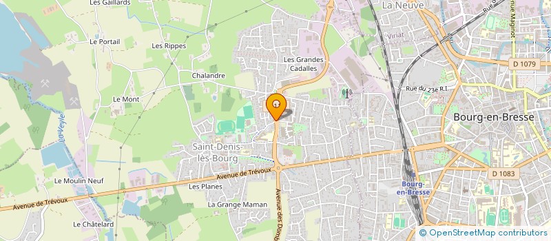 localisation de l'entreprise MONSIEUR OLIVIER MOREL à SAINT-DENIS-LES-BOURG