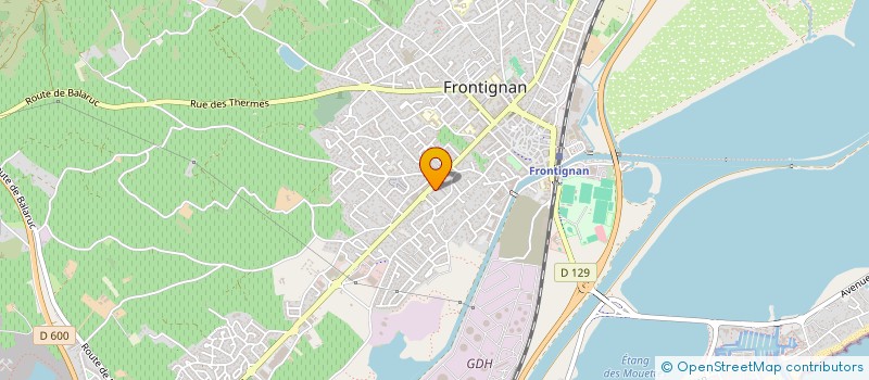 localisation de l'entreprise MONSIEUR OLIVIER MOREL à FRONTIGNAN