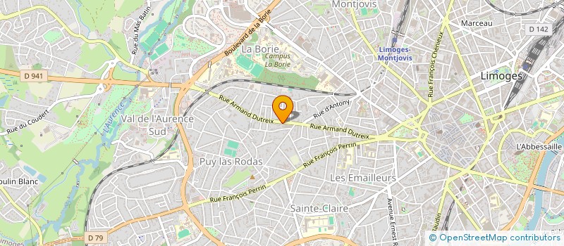 localisation de l'entreprise MONSIEUR OLIVIER MORINET  LIMOGES