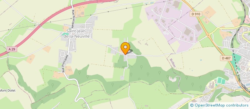 localisation de l'entreprise MONSIEUR OLIVIER MORISSE  SAINT-JEAN-DE-LA-NEUVILLE