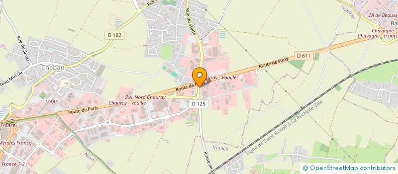 localisation de l'entreprise MONSIEUR OLIVIER MORON  CHAURAY