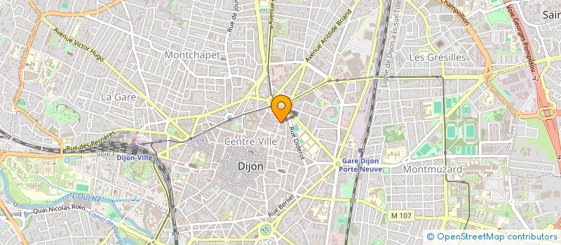 localisation de l'entreprise MONSIEUR OLIVIER MORVAN à DIJON
