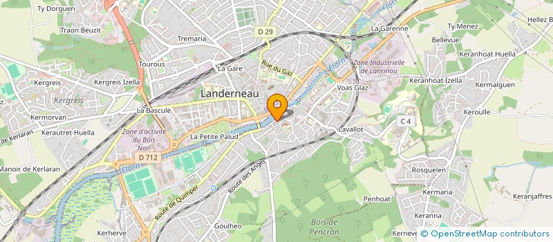 localisation de l'entreprise MONSIEUR OLIVIER MORVAN à LANDERNEAU