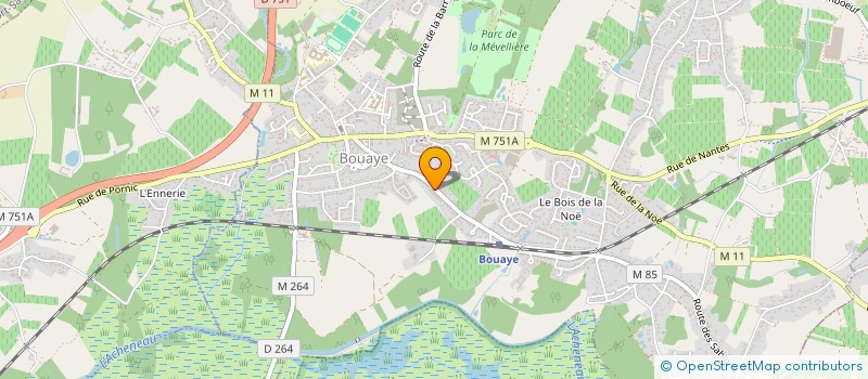 localisation de l'entreprise MONSIEUR OLIVIER MOTTEAU  BOUAYE