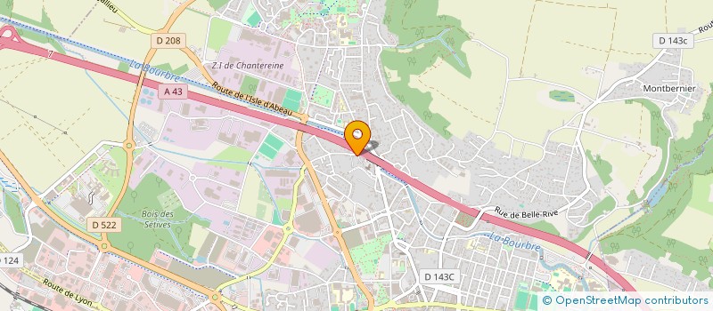 localisation de l'entreprise MONSIEUR OLIVIER MOULIN à BOURGOIN-JALLIEU