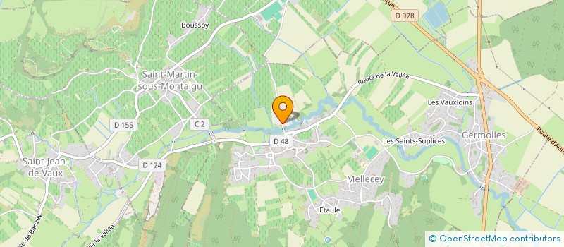 localisation de l'entreprise MONSIEUR OLIVIER MOUNIER  MELLECEY