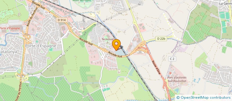 localisation de l'entreprise MONSIEUR OLIVIER MOURAILLE  PERPIGNAN