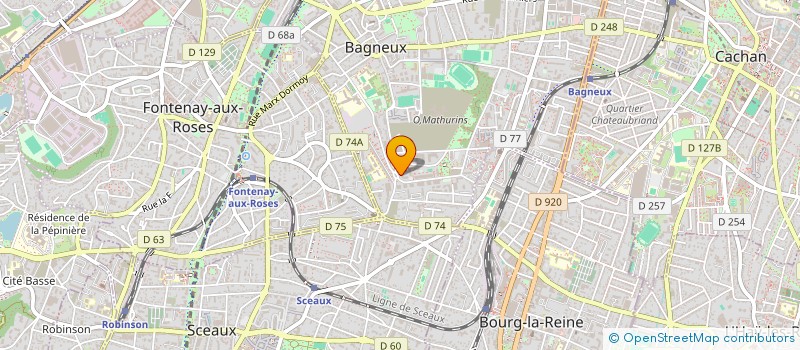 localisation de l'entreprise MONSIEUR OLIVIER MOURGEON à BAGNEUX