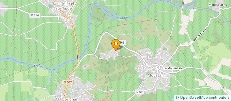 localisation de l'entreprise MONSIEUR OLIVIER MOURY  MOUSSAN