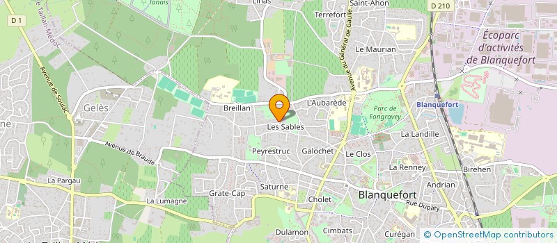 localisation de l'entreprise MONSIEUR OLIVIER MOYNOT à BLANQUEFORT