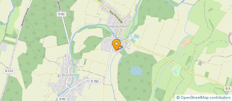 localisation de l'entreprise MONSIEUR OLIVIER MULLER  HERBSHEIM