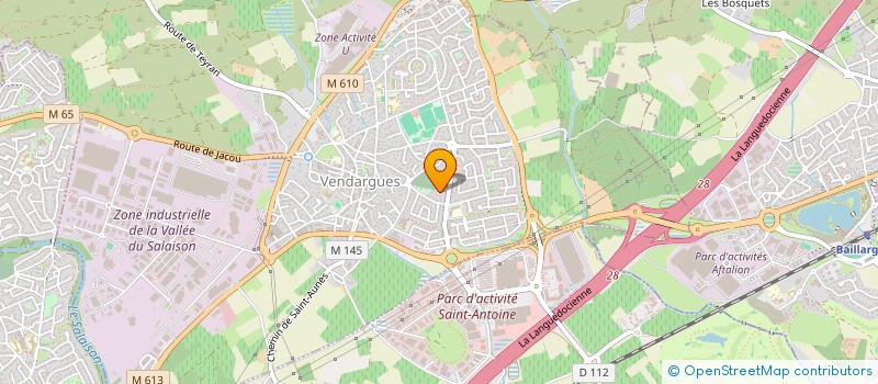 localisation de l'entreprise MONSIEUR OLIVIER MUNIER  VENDARGUES