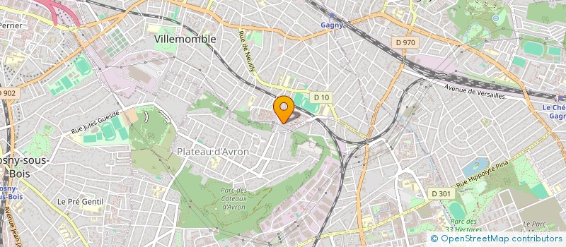 localisation de l'entreprise MONSIEUR OLIVIER MUNOZ  VILLEMOMBLE