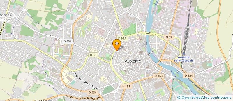 localisation de l'entreprise MONSIEUR OLIVIER MURN  AUXERRE