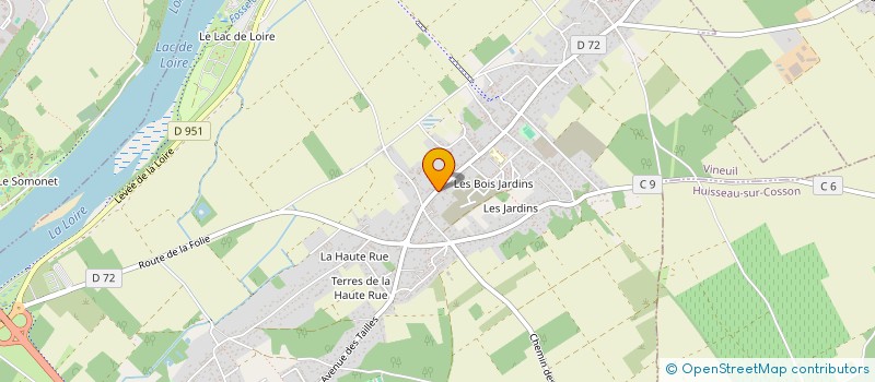 localisation de l'entreprise MONSIEUR OLIVIER MUSIN  VINEUIL