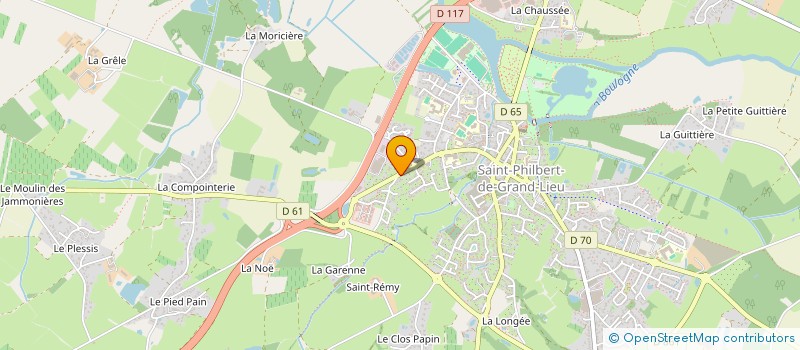 localisation de l'entreprise MONSIEUR OLIVIER NAUD à SAINT-PHILBERT-DE-GRAND-LIEU