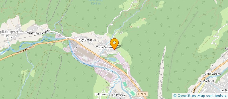 localisation de l'entreprise MONSIEUR OLIVIER NAULIN  THONES