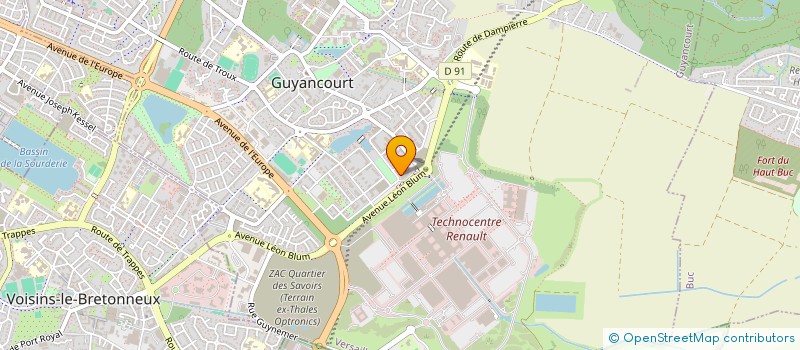 localisation de l'entreprise MONSIEUR OLIVIER NAVARRE  GUYANCOURT