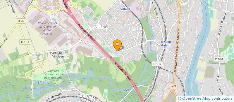 localisation de l'entreprise MONSIEUR OLIVIER NAVARRO  VILLABE