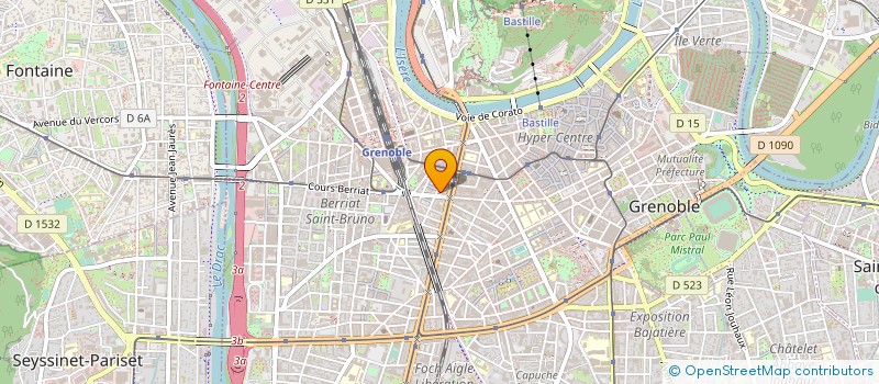 localisation de l'entreprise MONSIEUR OLIVIER NAVARRO  GRENOBLE