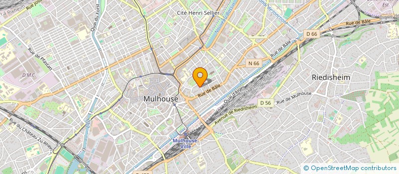 localisation de l'entreprise MONSIEUR OLIVIER NEE  MULHOUSE