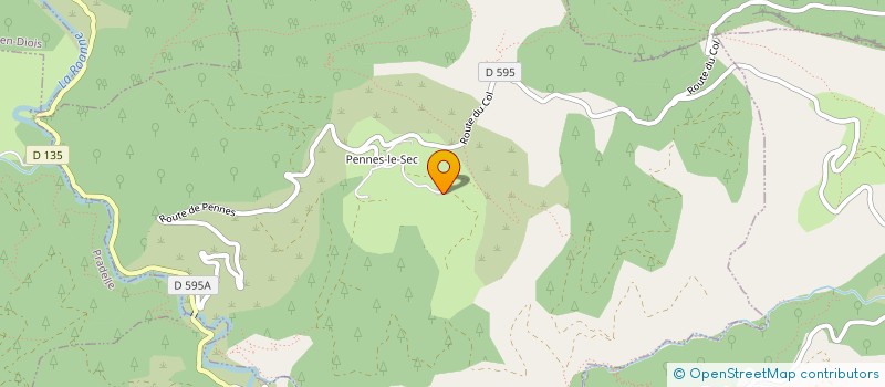 localisation de l'entreprise MONSIEUR OLIVIER NEEL  PENNES-LE-SEC