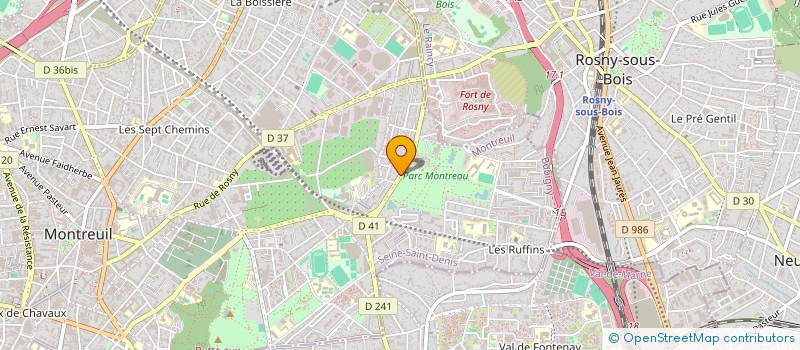 localisation de l'entreprise MONSIEUR OLIVIER NETO à MONTREUIL