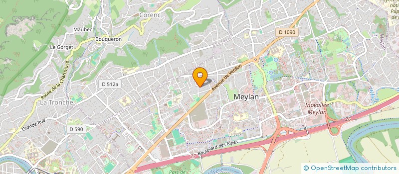 localisation de l'entreprise MONSIEUR OLIVIER NEWINGER à MEYLAN