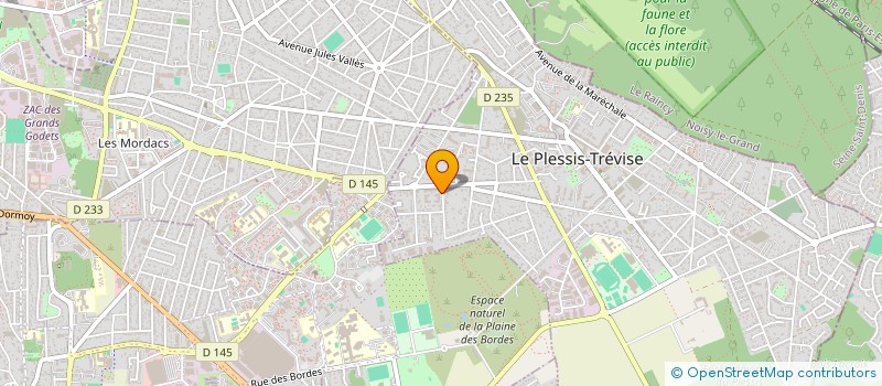 localisation de l'entreprise MONSIEUR OLIVIER NGOMBE NYAME  LE PLESSIS-TREVISE