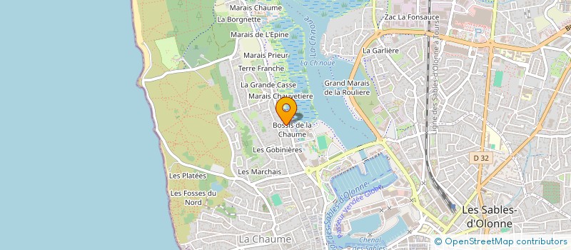 localisation de l'entreprise MONSIEUR OLIVIER NIAUX  LES SABLES D'OLONNE